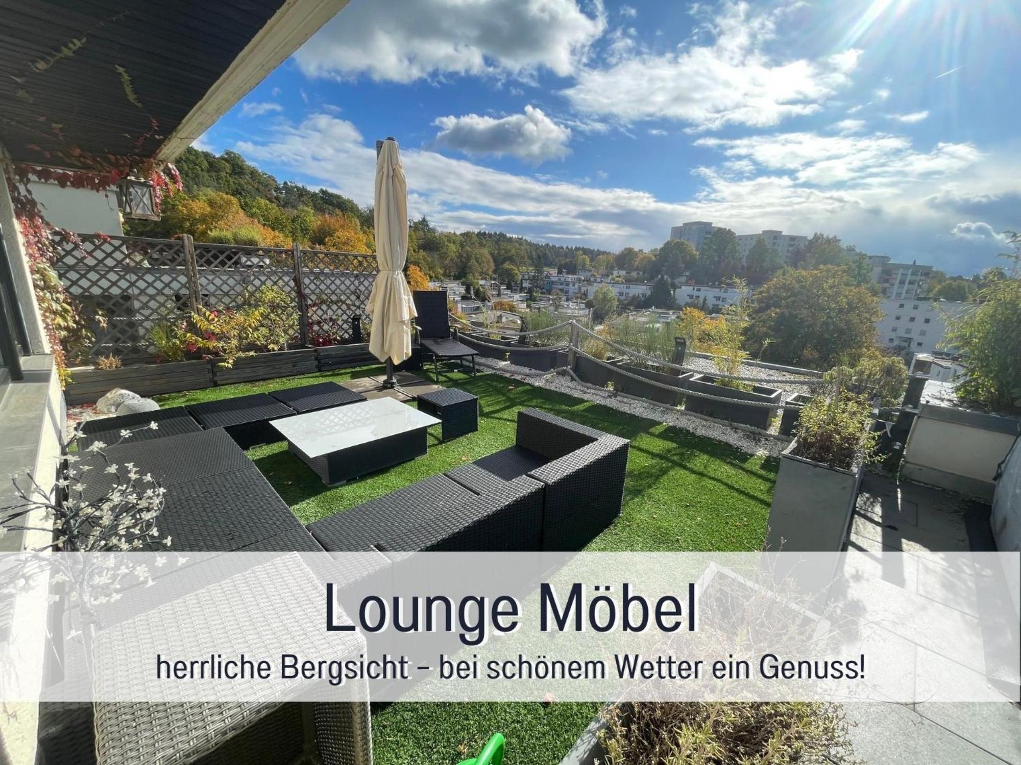 Penthouse - 3 Schlafzimmer- Sonnige Dachterrasse -Whirlpool & Alpenblick - Perfekt Fuer Romantik Oder Familienurlaub Mit Kind, Hund Willkommen - By Ferienwohnenamsee - Uberlingen Exterior photo