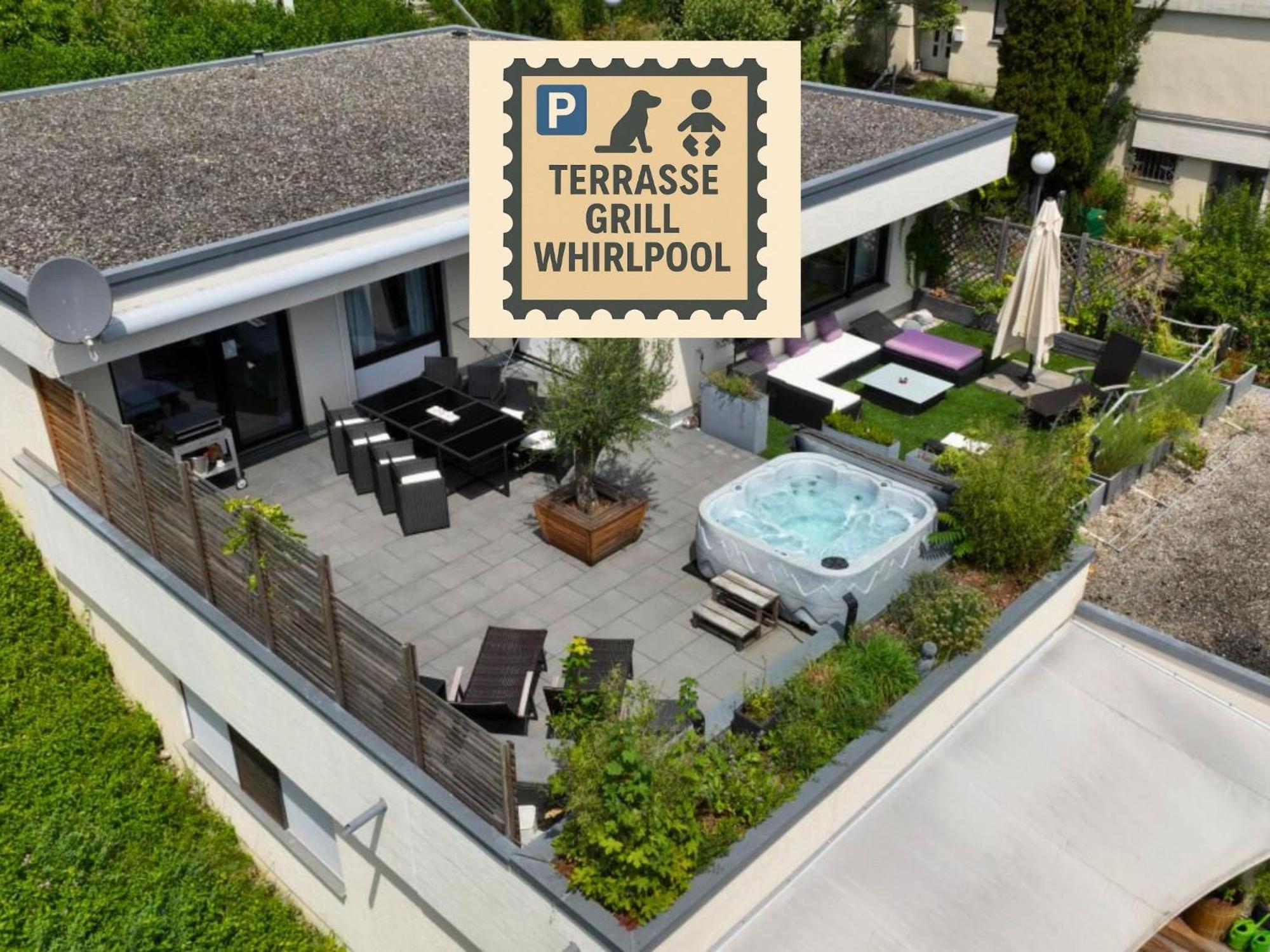 Penthouse - 3 Schlafzimmer- Sonnige Dachterrasse -Whirlpool & Alpenblick - Perfekt Fuer Romantik Oder Familienurlaub Mit Kind, Hund Willkommen - By Ferienwohnenamsee - Uberlingen Exterior photo